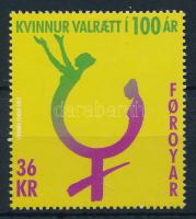 Centenary of women's suffrage stamp, A nők választójogának századik évfordulója bélyeg