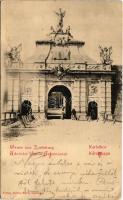 1899 (Vorläufer) Gyulafehérvár, Karlsburg, Alba Iulia; Károly kapu / Karlsthor / castle gate (EK)