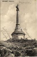 1908 Brassó, Kronstadt, Brasov; Árpád szobor. Zeidner H. 281. / statue (fl)