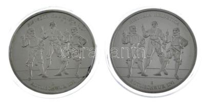 Svájc 2006 "Svájc története - Rütli eskü / Svájci gárda" Cu-Ni emlékérem kapszulában (2x) ...