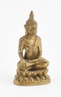 Buddha, bronz, kopott, m: 3,5 cm