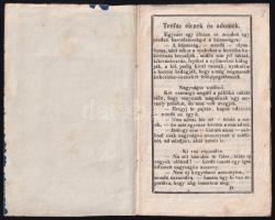 cca 1850-1870 Tréfás élczek és adomák. nyn., én., ceruzás számozással, kissé foltos lapokkal, 16 p.