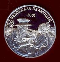 Hollandia 2001. "Beatrix, Hollandia királynője" Ag 24,6g T:PP