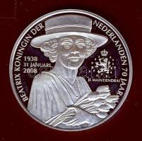 Hollandia 2001. "Beatrix, Hollandia királynője" Ag 24,6g T:PP