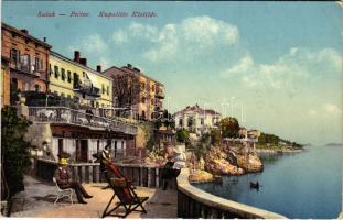 1914 Fiume, Rijeka, Susak; Pécine, Kupaliste Klotilde / hotel (EK)