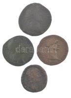Római Birodalom 4db bronz érméből álló tétel, közte hamisak is! T:2-,3 Roman Empire 4pcs bronze coin lot, between them fakes! C:VF,F