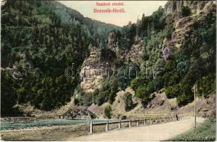 1909 Borszék-fürdő, Baile Borsec; Szalárdi részlet. Divald Károly 1944-1908. / wooden bridge (EK)