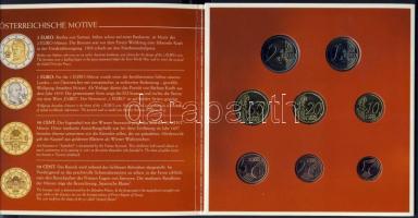 Ausztria 2004. 1c-2€ 8klf db, szettben T:BU