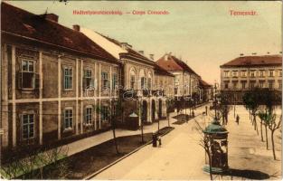 1910 Temesvár, Timisoara; Hadtestparancsnokság / Corps Commando / K.u.k. military army headquarters (EK)