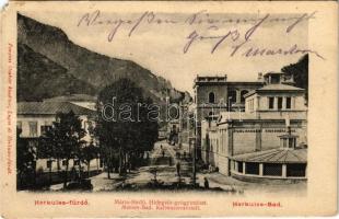 1903 Herkules-fürdő, Baile Herculane; Mária fürdő, hidegvíz-gyógyintézet. Fenyves Oszkár kiadása / spa (EM)
