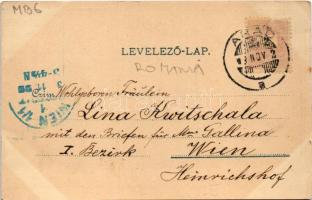 1899 (Vorläufer) Arad, színház épület, lóvasút, Szabadságharci emléktárgyak országos múzeuma. Lengye...