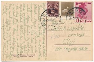 1936 Szováta-fürdő, Sovata bai; Parcul Regina Maria, Casinoul, Hotelul Bailor, Lacul Ursu cu terasa,...