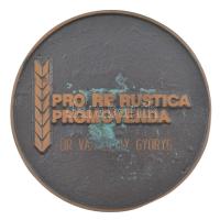 DN "Magyar Agrártudományi Egyesület / Pro Re Rustica Promovenda" bronz emlékérem névre szó...