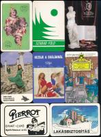 35 db vegyes kártyanaptár, közte erotikus is