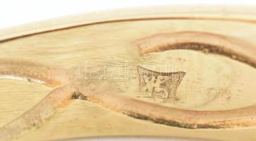 Arany (Au/14k) Atlantisz gyűrű, jelzett, nettó: 4,1 g. m: 64