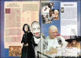 cca 2000 Madame Tussaud Amsterdam, angol nyelvű, képes ismertető prospektus