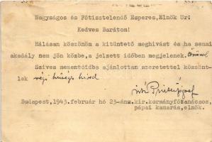 1943 Jöjjön velünk minden magyar, aki szebb, jobb jövőt akar..." Kiadja a Magyar Katolikus Legé...