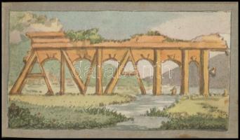 Goethes Reise-, Zerstreuungs- und Trostbüchlein. Leipzig, [1935], Insel-Verlag. Egészoldalas illuszt...