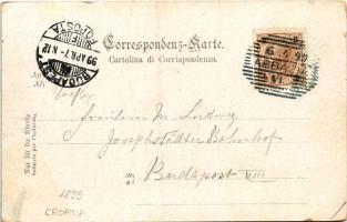 1899 (Vorläufer) Ika, Ica (Abbazia, Opatija); (kis szakadás / small tear)