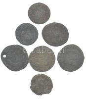 Római Birodalom 7db-os bronz érmetétel a III-IV. századból T:3 Roman Empire 7pcs bronze coin lot from the 3rd-4th century C:F