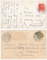 8 db régi képeslap és fotó: szamarak / 8 pre-1945 postcards and photo: donkeys