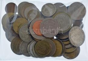 64 darabos európai érme tétel, közte Albánia, Jugoszlávia, Izland, Norvégia, Franciaország T:1-,2 64 pieces european coin lot, within Albania, Yugoslavia, Iceland, Norway, France C:AU,XF