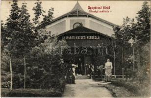 1911 Gyopáros-fürdő (Orosháza), Községi vendéglő és szálloda. Tóth György kiadása (EK)