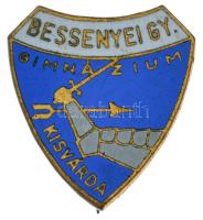 DN "Bessenyei Gy. Gimnázium - Kisvárda" zománcozott jelvény (21x19mm) T:1-