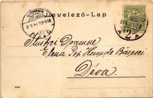 1906 Szeged, államfogház, börtön, katona (EK)