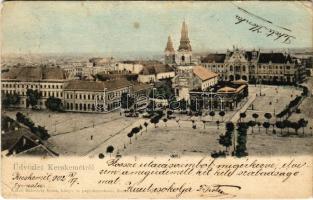 1902 Kecskemét, látkép. Schwartz Soma kiadása (EK)