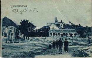 1923 Pannonhalma, Győrszentmárton; látkép. Kohn Ignác kiadása (fa)