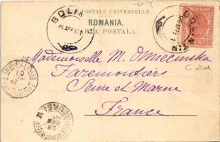 1901 Predeál, Predeal; vasútállomás, vonat / railway station, train (kis szakadás / small tear)