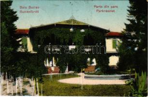 1923 Buziás-fürdő, Baile Buzias; Park részlet. Gustav Sterk kiadása / Parte din parc / spa, park