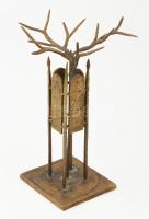 Fekete Tamás (1931-2007): Üllői úti fák, bronz, m: 26 cm