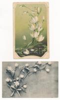 VIRÁGOK - 24 db régi képeslap vegyes minőségben / FLOWERS - 24 pre-1945 postcards in mixed quality