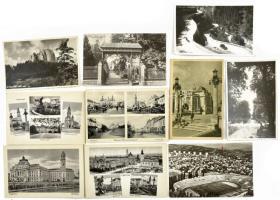 ERDÉLY - Kb. 632 db régi fekete-fehér képeslap dobozban / TRANSYLVANIA - Cca. 632 pre-1945 black and...