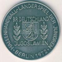 NSZK 1972. "Olimpia" emlékplakett eredeti díszdobozban T:1