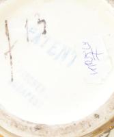 Fischer Ignác váza, kézzel festett keménycserép, jelzett (Fischer J. Budapest), XIX. sz. vége körül....