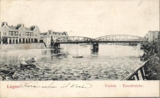 Lugos iron bridge and the Southern Hungarian savings bank