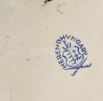 Herendi virágmintás tálka, jelzett, hibátlan. 12,5x8,5 cm