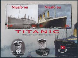 Titanic mini sheet + block Titanic kisív + blokk