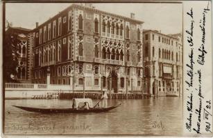 1903 Venezia, Venice; Canal grande. Soh photo