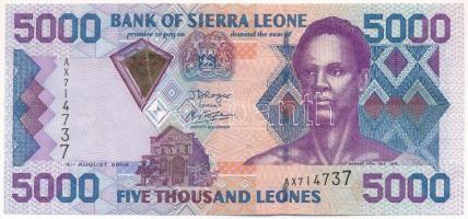 Sierra Leone 2006. 5000L T:I-,II Sierra Leone 2006. 5000 Leones C:AU,XF  Krause P#27c