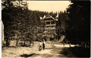 1936 Borszék, Borsec; szálloda / hotel. Georg Heiter photo