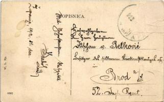 1912 Zsupanya, Zupanja; utca, üzlet. W.L. Bp. 6592. / street, shop (Rb)