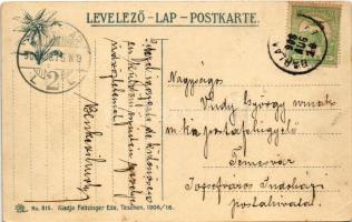 1906 Barlangliget, Höhlenhain, Tatranská Kotlina (Magas-Tátra, Vysoké Tatry); Feitzinger Ede 1906/16...