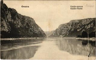 Orsova, Kazán szoros / gorge (kis szakadás / small tear)