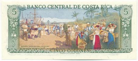 Costa Rica 1981. 5C T:I
Costa Rica 1981. 5 Colones C:UNC
Krause P#236