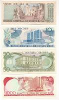 Costa Rica 1982-2005. 10C-1000C (4xklf) T:I,I-
Costa Rica 1982-2005. 10 Colones - 1000 Colones (4xd...