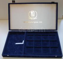 Nagyalakú éremtartó kazetta, tálca nélkül, 12 férőhellyel, 52x52mm